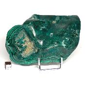 Malachite Morceau Poli n° 05985