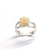 Opale d'Éthiopie Bague 13569 / Taille réglable 