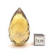 Citrine Naturelle Goutte Facettée 14544