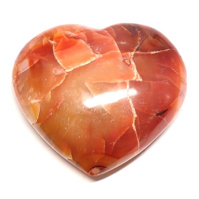 Cornaline Coeur- Num�rot�es