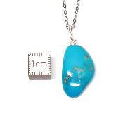 Turquoise Sleeping Beauty Pendentif Pierre Roulée 2184