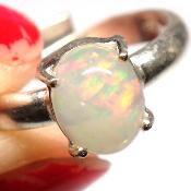 Opale d'Ethiopie Bague en Argent 2505