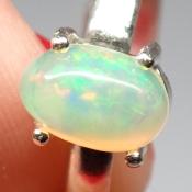Opale d'Ethiopie Bague en Argent 2508