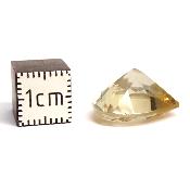 Citrine Naturelle Pierre Taillée en coeur 2535