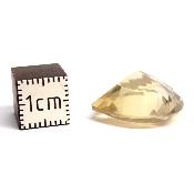 Citrine Naturelle Pierre Taillée en coeur 2537