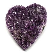 Améthyste d'Uruguay Coeur 2563