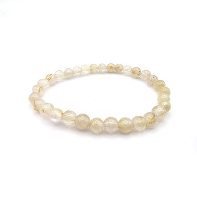 Cristal Rutile (Quartz Rutile) Bracelet Boule