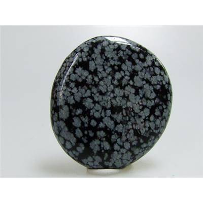 Obsidienne Flocon de Neige Pierre Plate