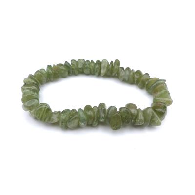 Apatite verte bracelet baroque