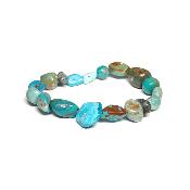 Turquoise de Chine Bracelet Roulé