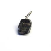Grenat Noir Pendentif Pierre Brute