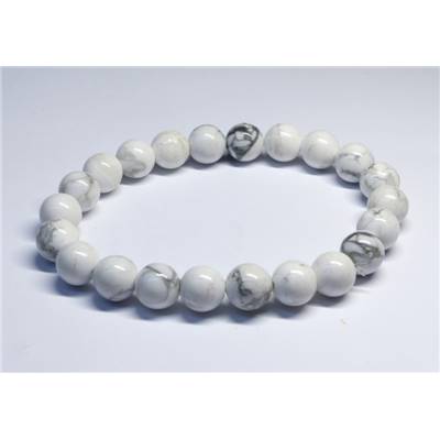 Howlite Bracelet Boule