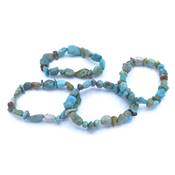Turquoise de Chine Bracelet Roulé