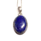 Lapis Lazuli Pendentif avec Monture en Argent 15059