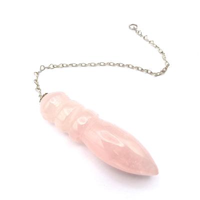 Quartz Rose Pendule choix N°3