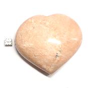 Pierre de lune Orange coeur 2250