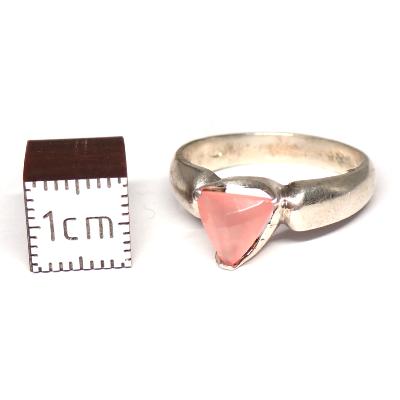 Rhodochrosite Bague en Argent 2391