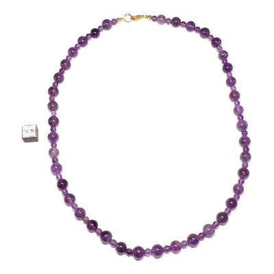 Améthyste du Brésil Collier Boule Dégradé