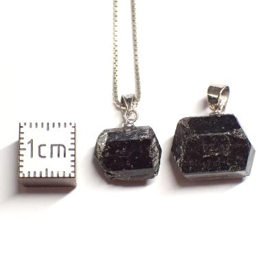 Tourmaline Noire Pendentif Pierre Brute