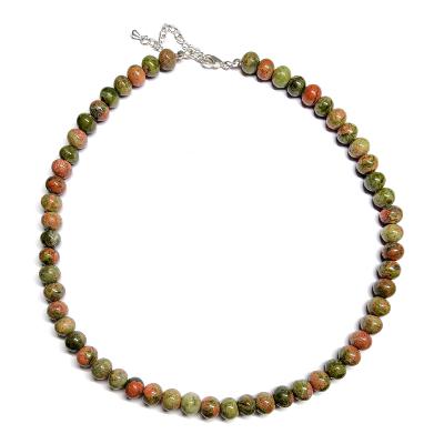 Unakite Collier Boule