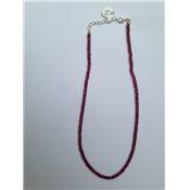 Tourmaline Rose Collier Bouton