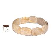 Cristal Rutile Bracelet Carré 05914