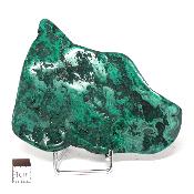 Malachite Morceau Poli n° 05600