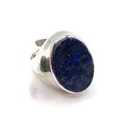 Lapis Lazuli Bague en Argent 14789 / Taille réglable