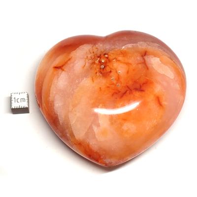 Cornaline chauffée coeur 15479