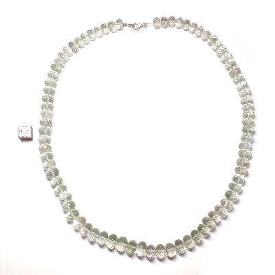 Améthyste verte collier 2224