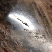 Pierre de lune noire coeur 2255