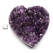 Améthyste d'Uruguay Coeur 2571