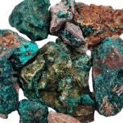 Dioptase Pierre Brute