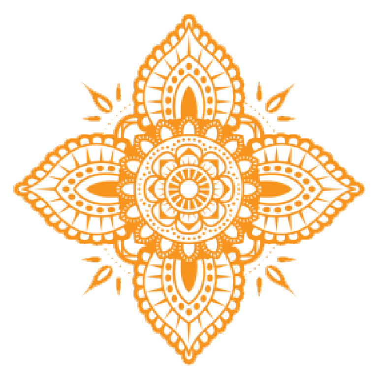 Image d'une fleur  4 ptale reprsentatant le 2eme chakra