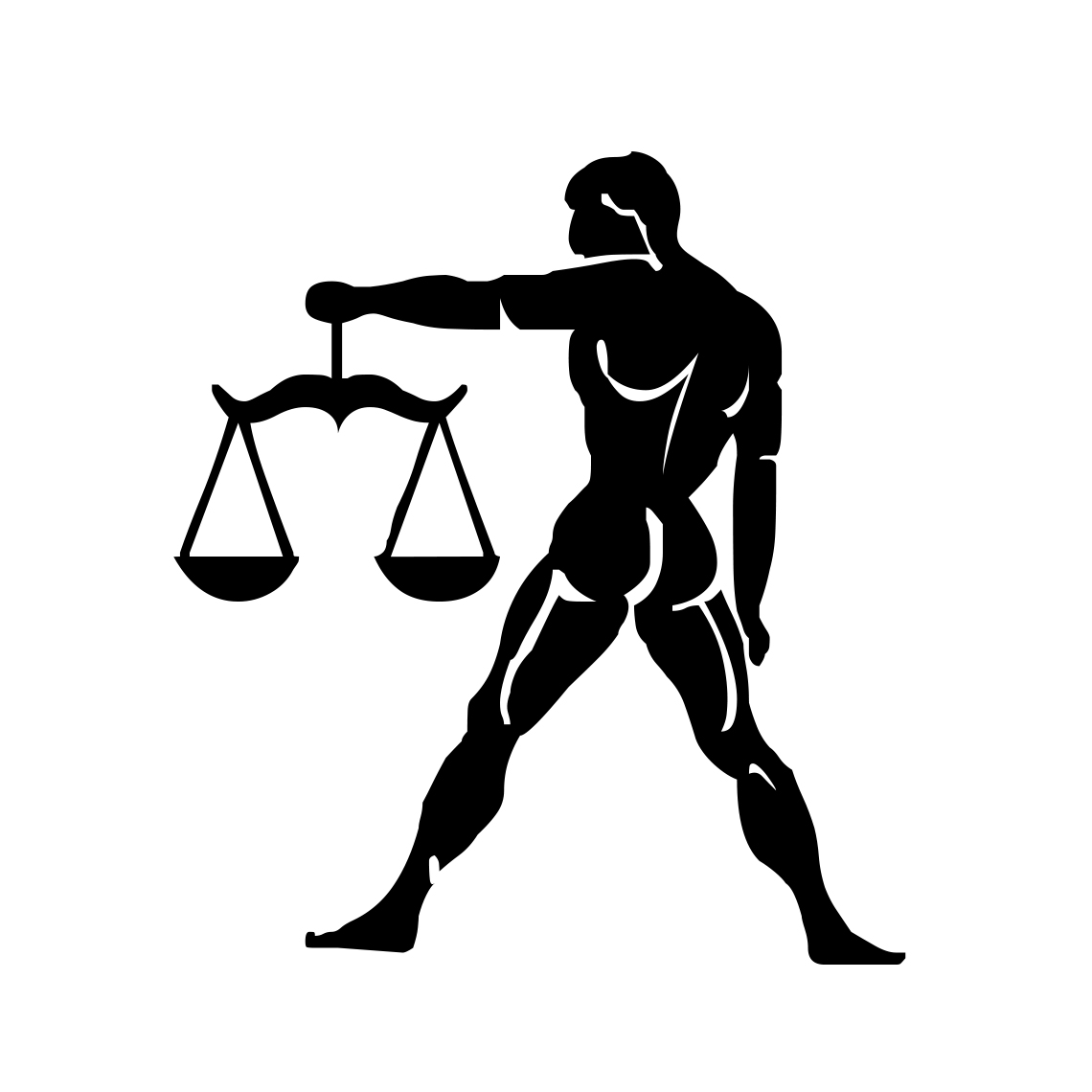Image d'une personne tenant une balance
