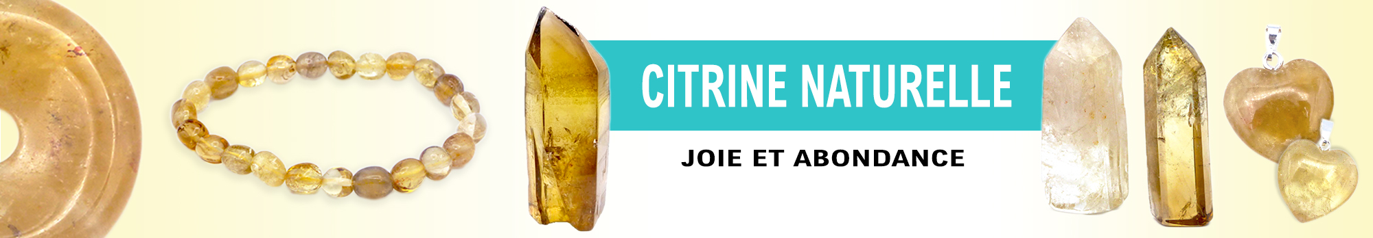 Citrine naturelle - pierre naturelle