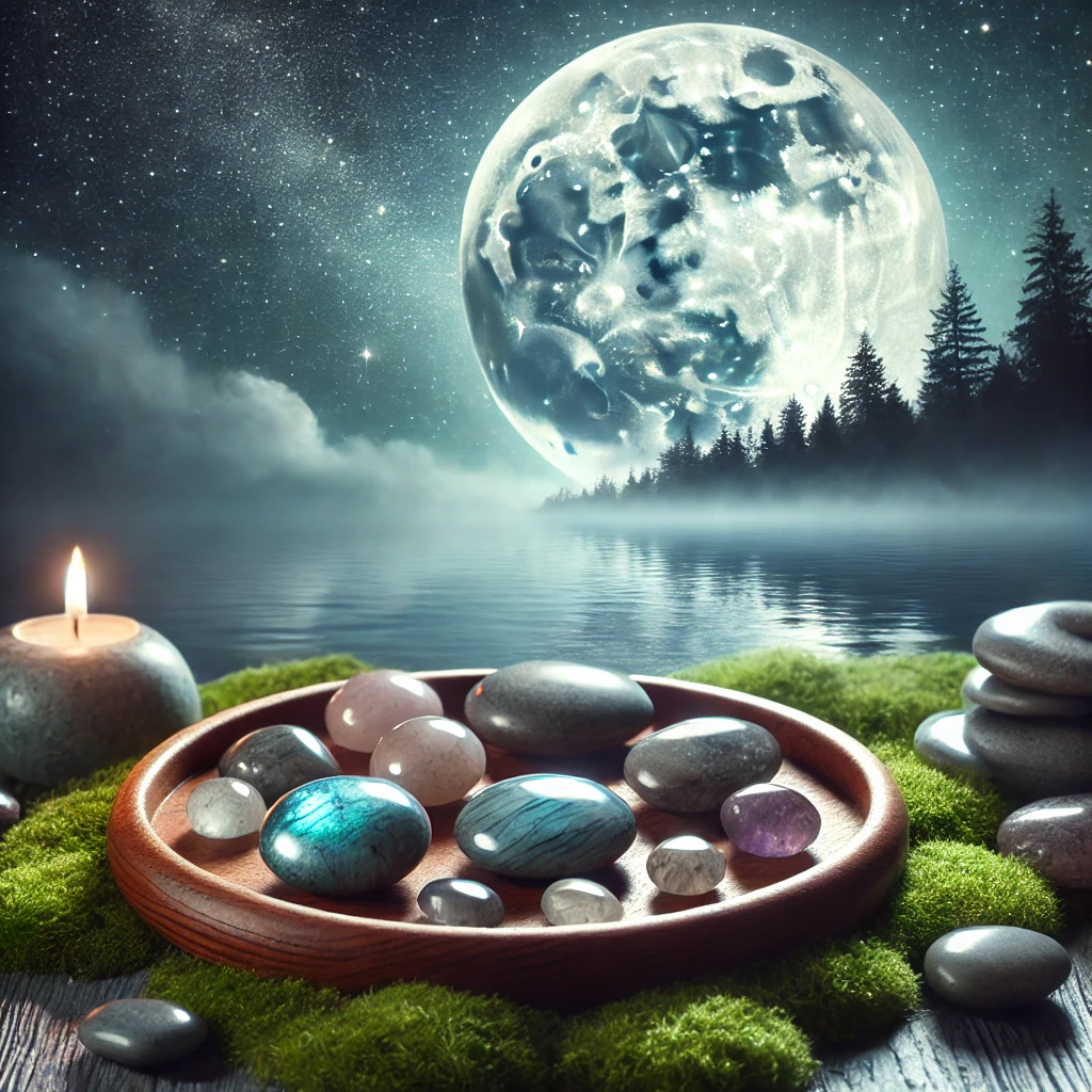 Photo du rechargement avec la lumire de la lune 