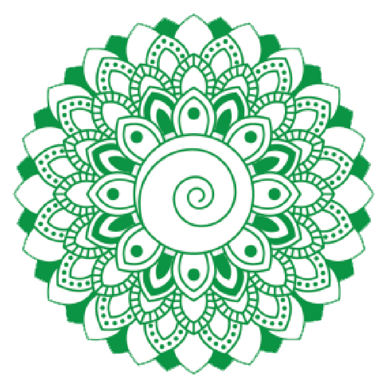Image d'une fleur  20 ptale reprsentatant le 7eme chakra